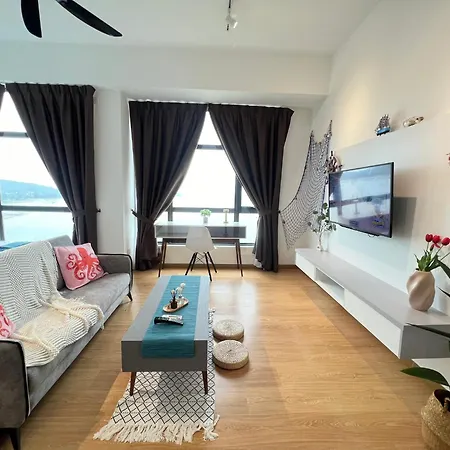 Oceanbay Seaview 6Pax Studio Netflix A-19-13 Kuantan Exterior photo