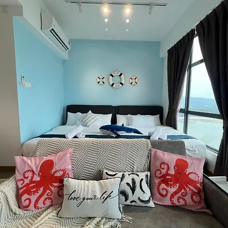 Oceanbay Seaview 6Pax Studio Netflix A-19-13 Kuantan Exterior photo