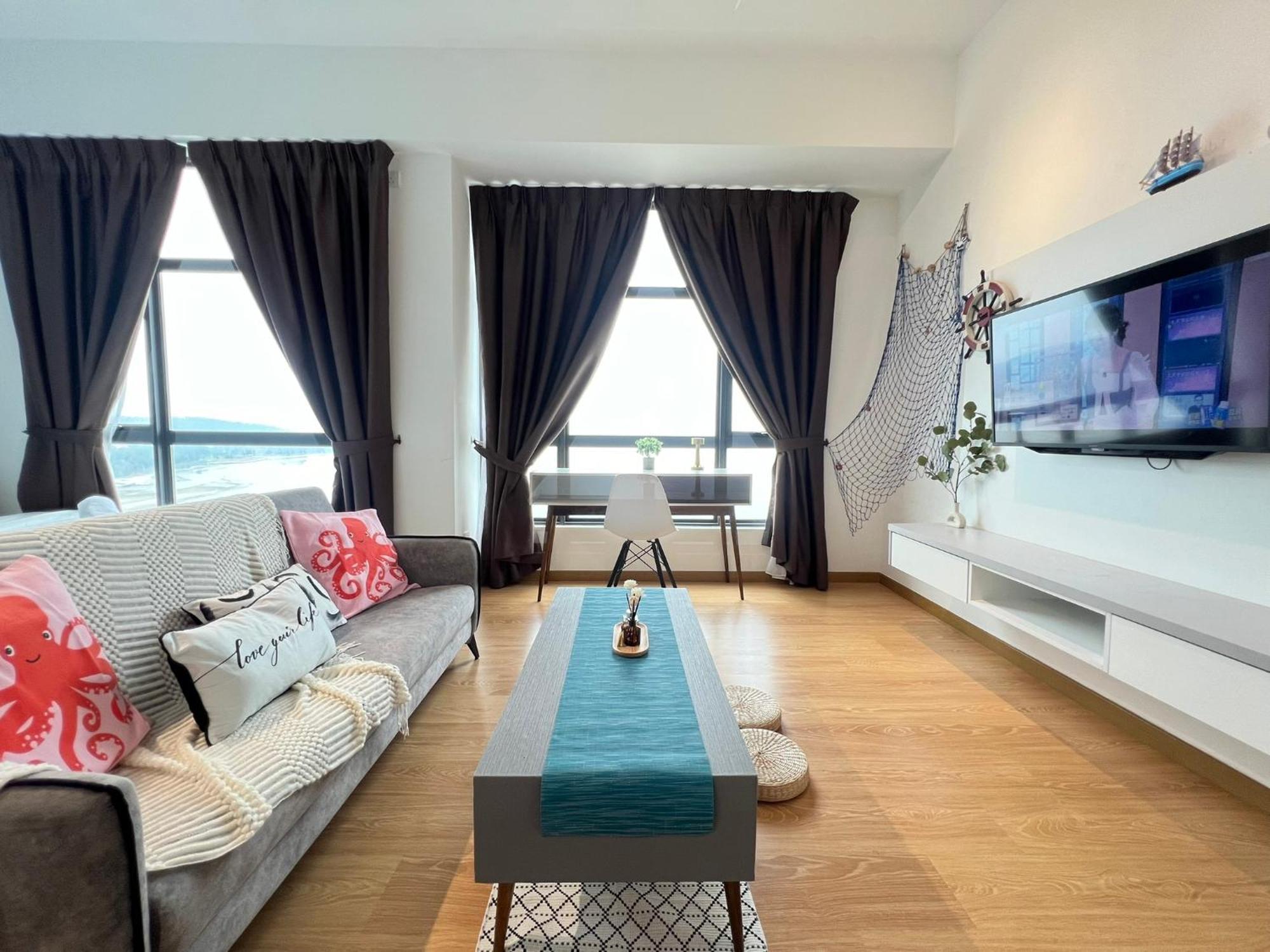 Apartment Oceanbay Seaview 6pax Netflix A-19-13